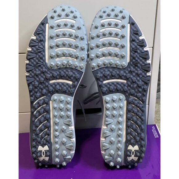 Under Armour Steph Curry Blue UA Charged Spikeless Golf Shoes Size 13 No Box - Picture 4 of 10